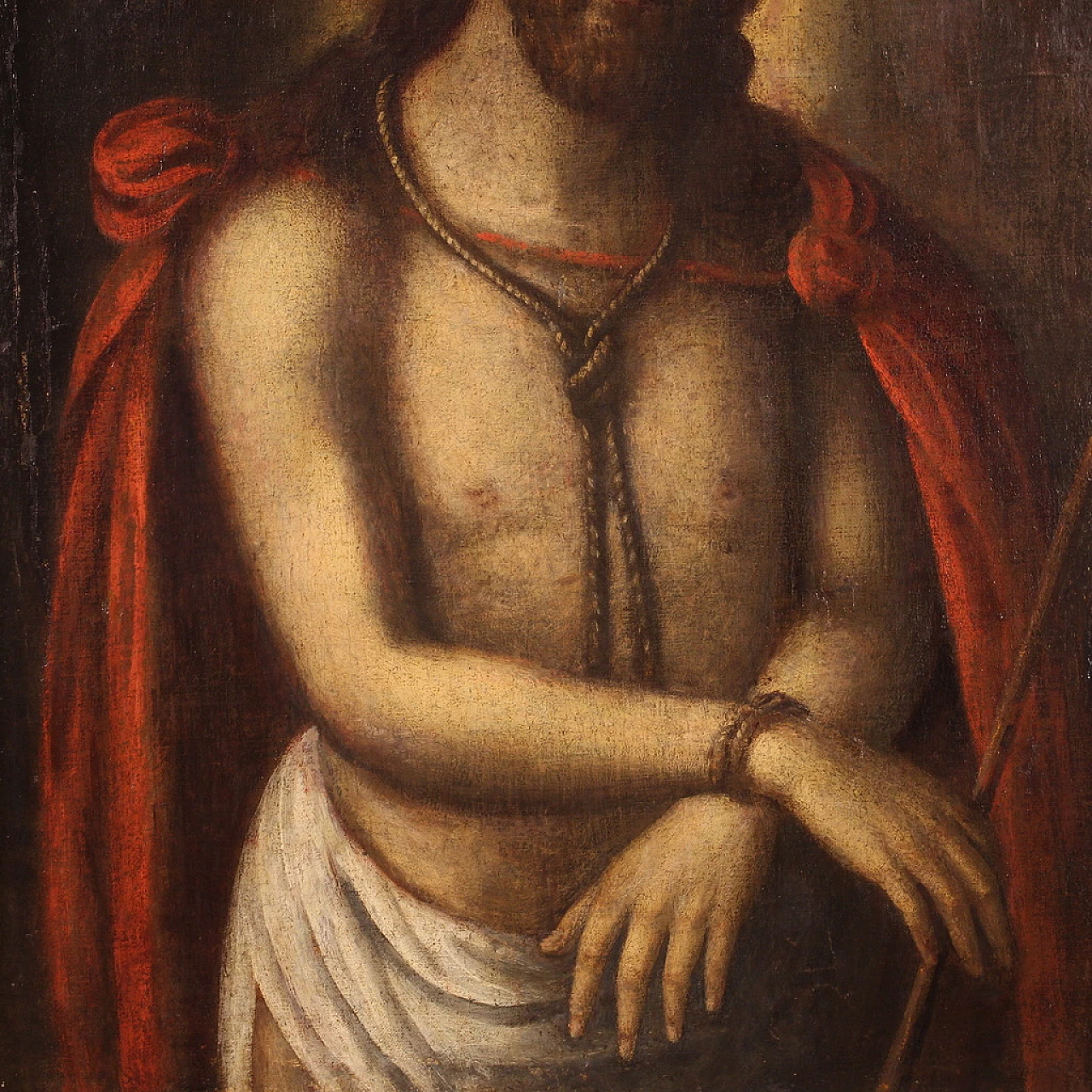 Dipinto di Ecce Homo, olio su tela, '600 6