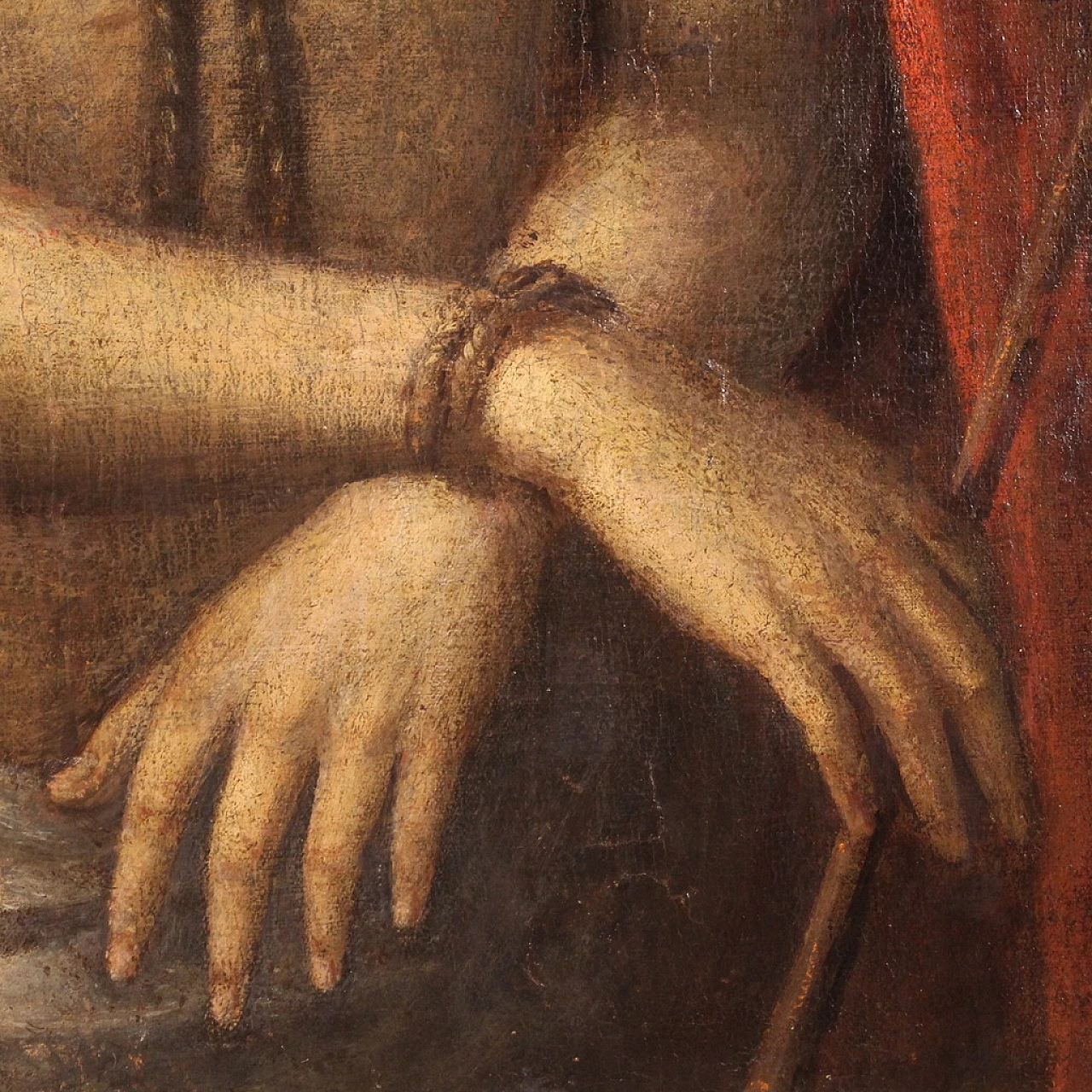 Dipinto di Ecce Homo, olio su tela, '600 12