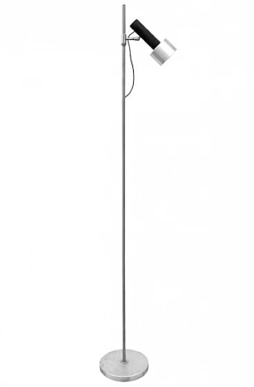 Aluminum floor lamp by Stilux, 1960s