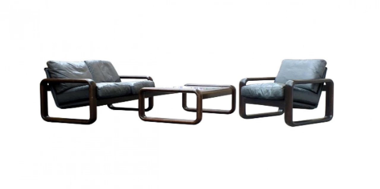 Hombre sofa, armchair and coffee table by Burkhard Vogtherr for Rosenthal, 1970s 1
