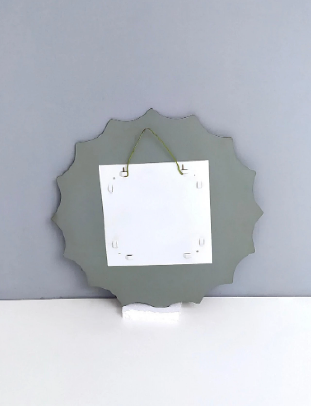 Sun-shaped wall mirror in the style of Cristal Art, 1970s 6