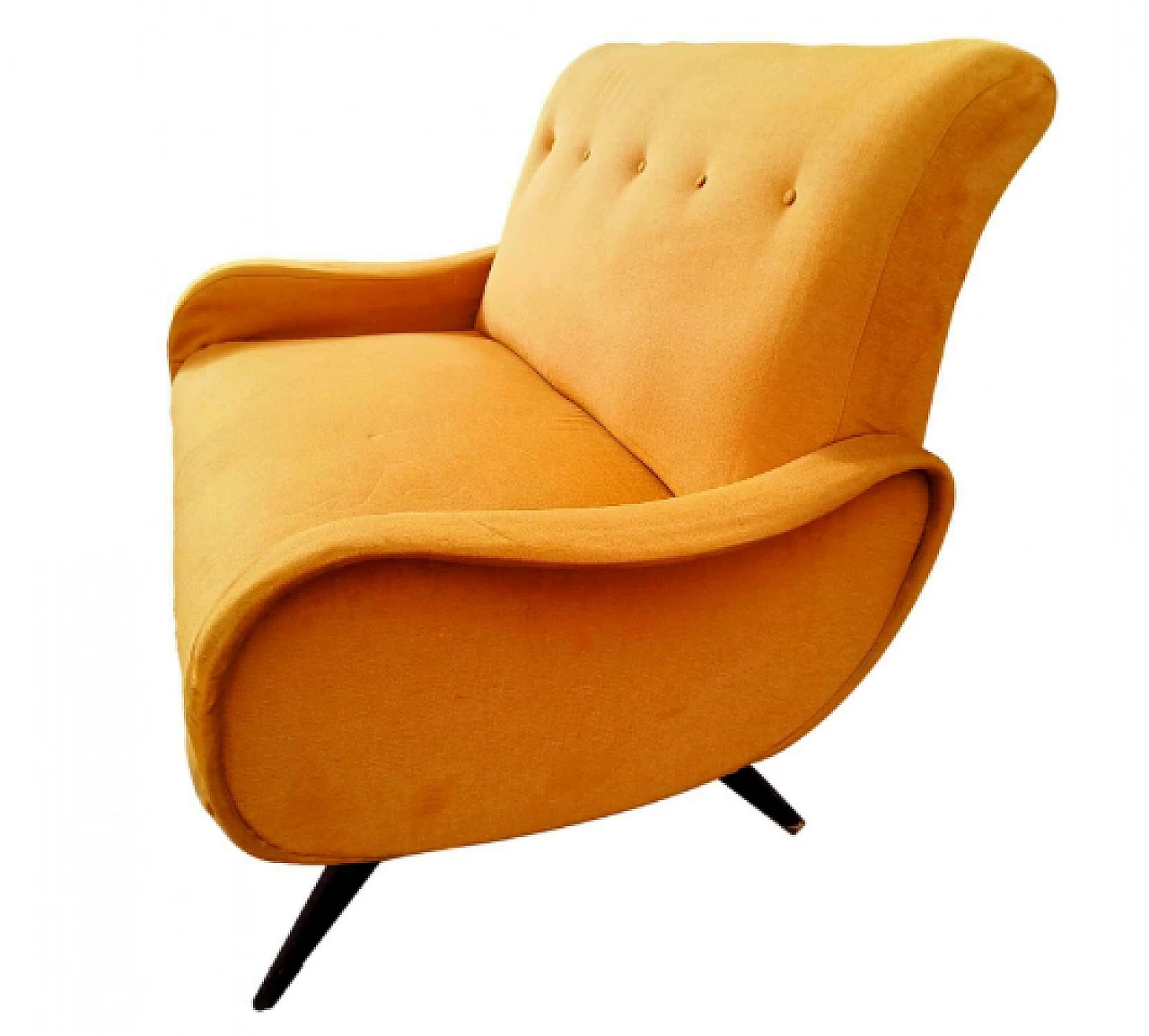 Pair of armchairs and sofa in the style of Marco Zanuso, 1960s 5