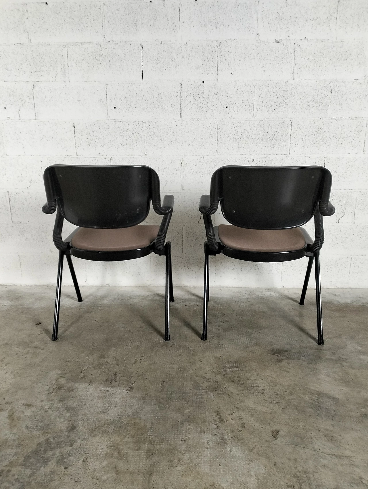 Pair of Vertebra armchairs by Ambasz and Piretti for OpenArk/Anonima Castelli, 1970s 6