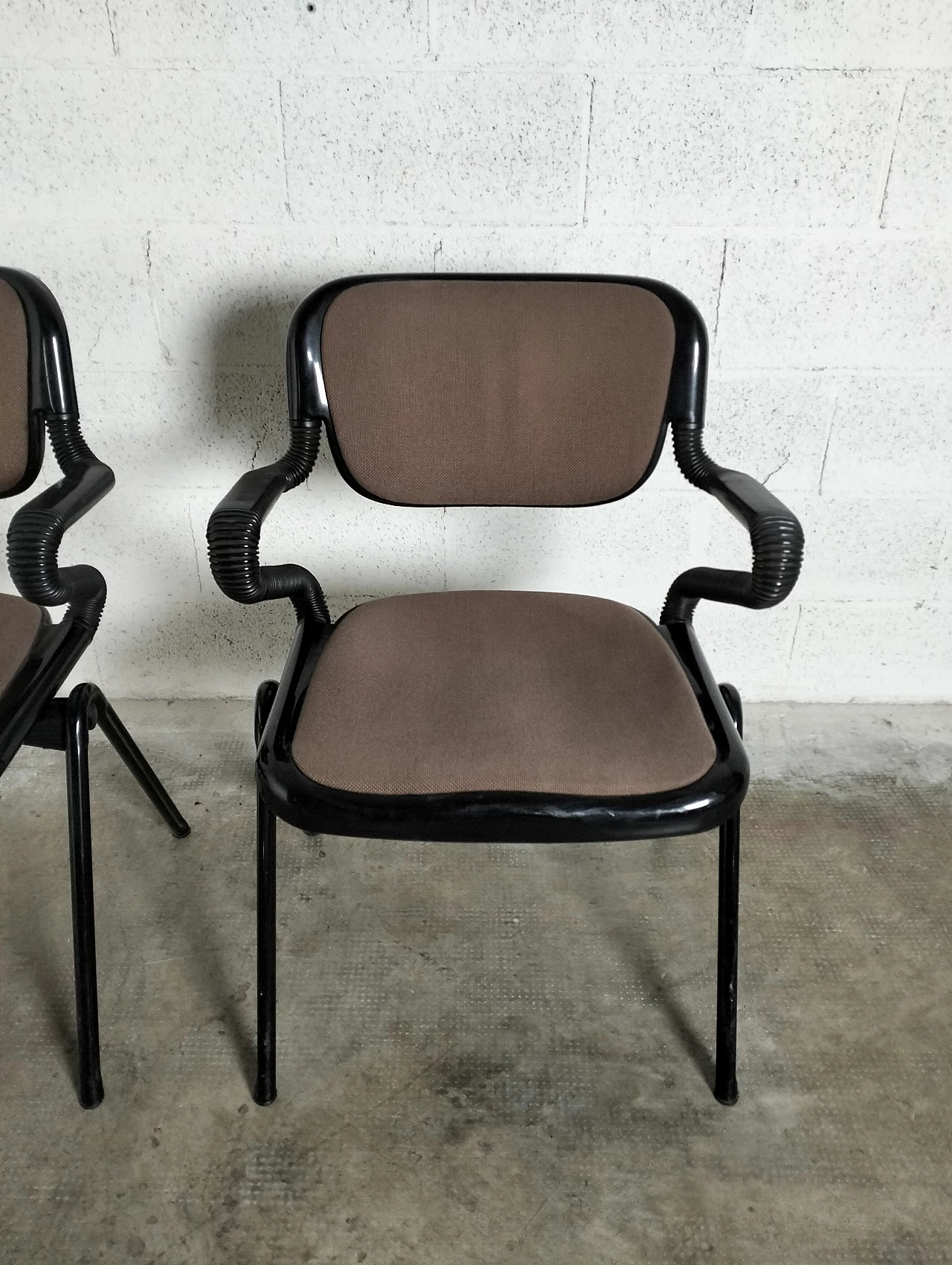 Pair of Vertebra armchairs by Ambasz and Piretti for OpenArk/Anonima Castelli, 1970s 9