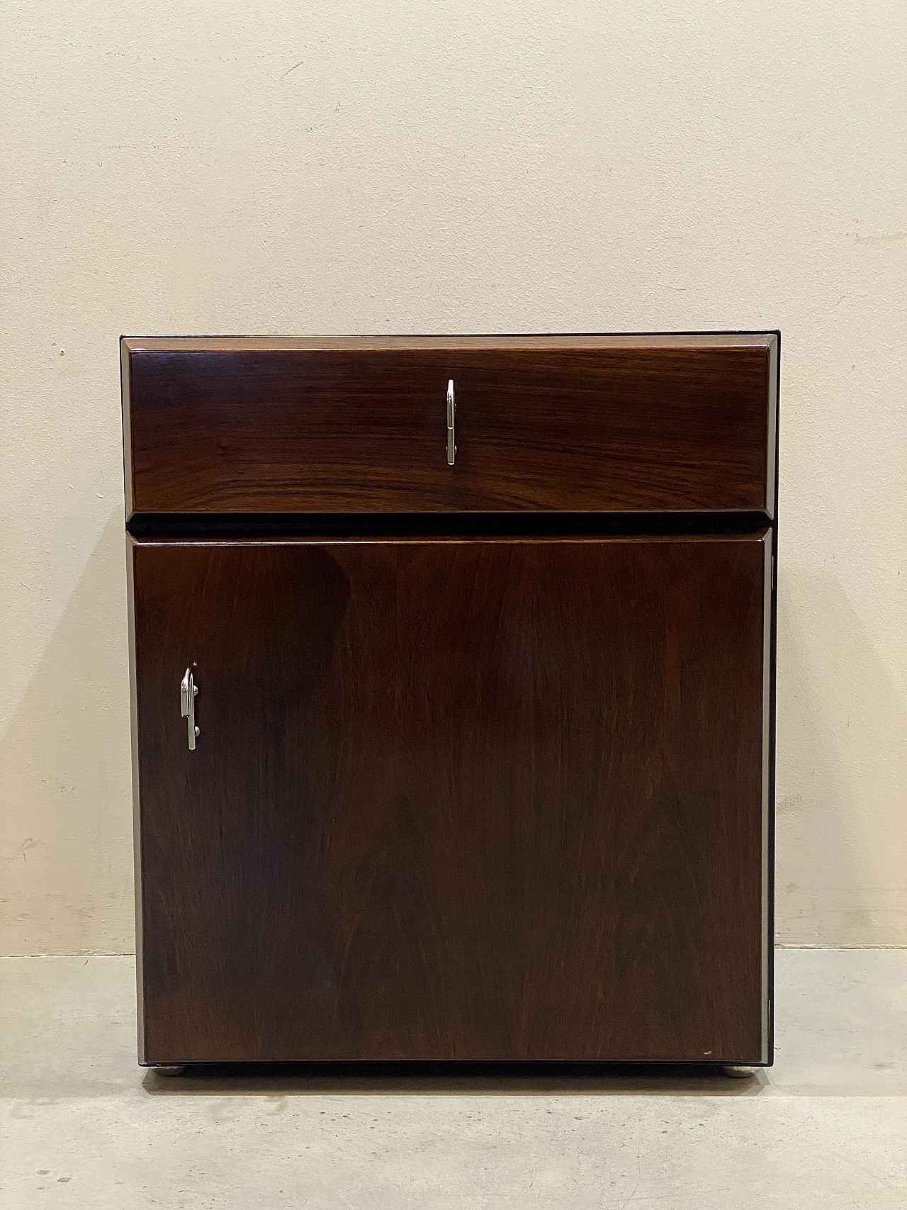 Rosewood and steel sideboard by Vittorio Introini for Saporiti, 1970s 4