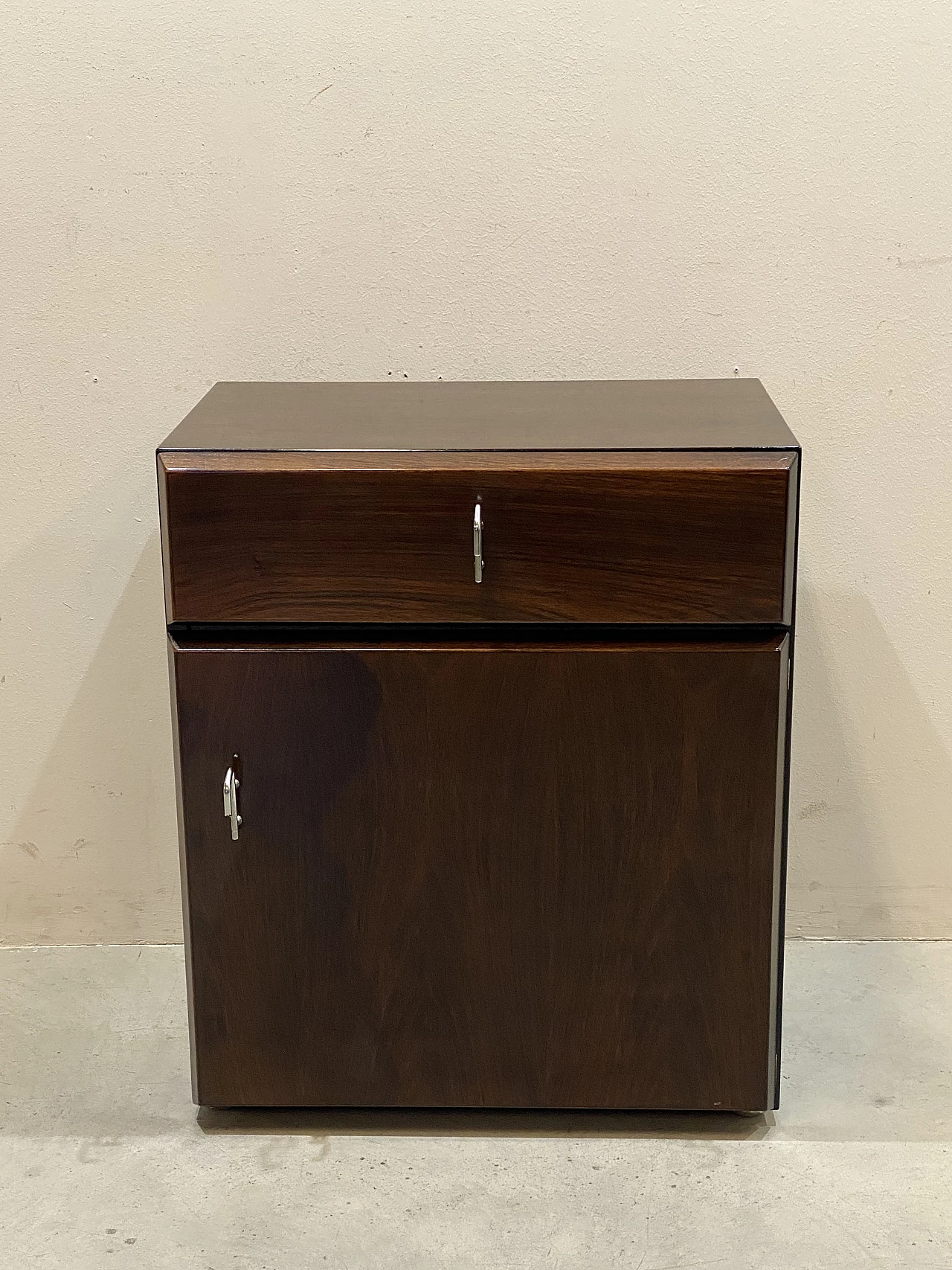 Rosewood and steel sideboard by Vittorio Introini for Saporiti, 1970s 5