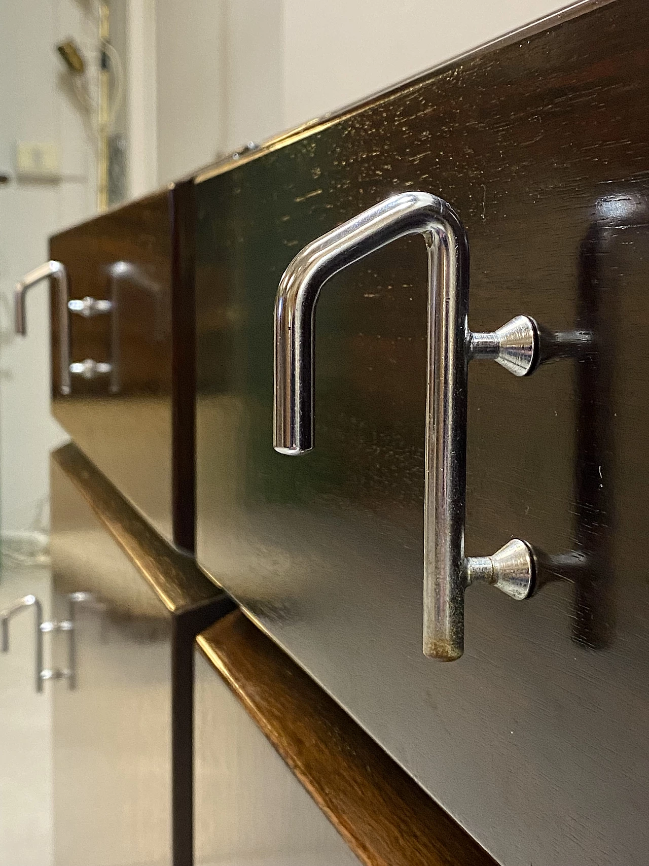 Rosewood and steel sideboard by Vittorio Introini for Saporiti, 1970s 11