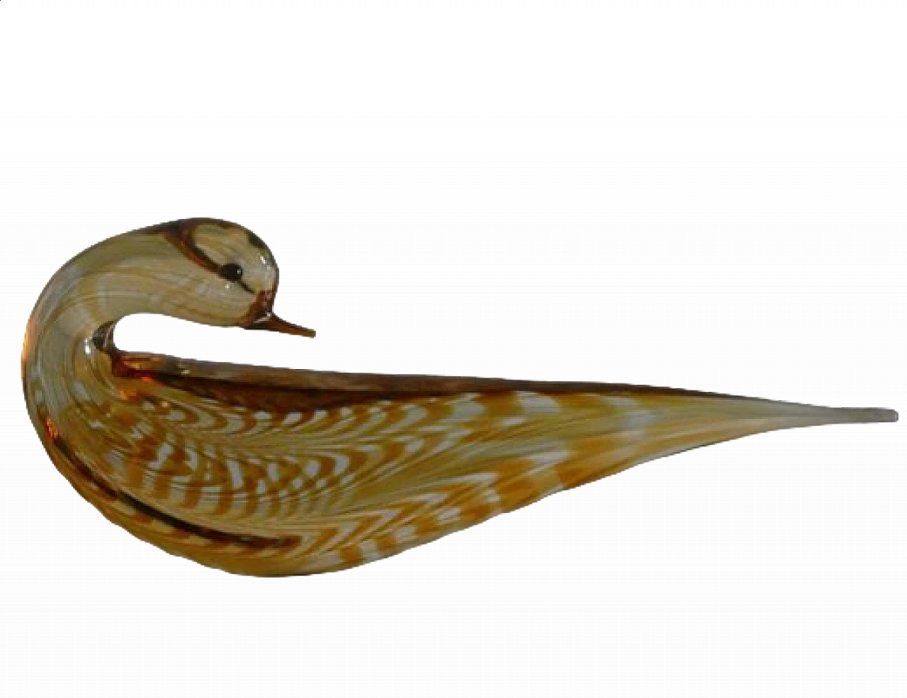 Murano glass bird statuette attributed to Gino Cenedese, 1960s 7