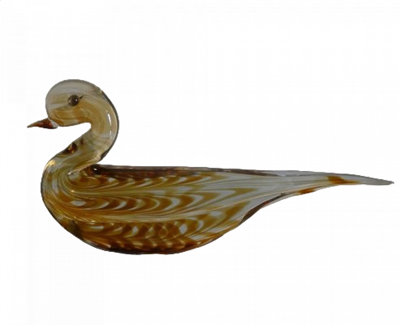 Murano glass dove statuette attributed to Gino Cenedese, 1960s 9