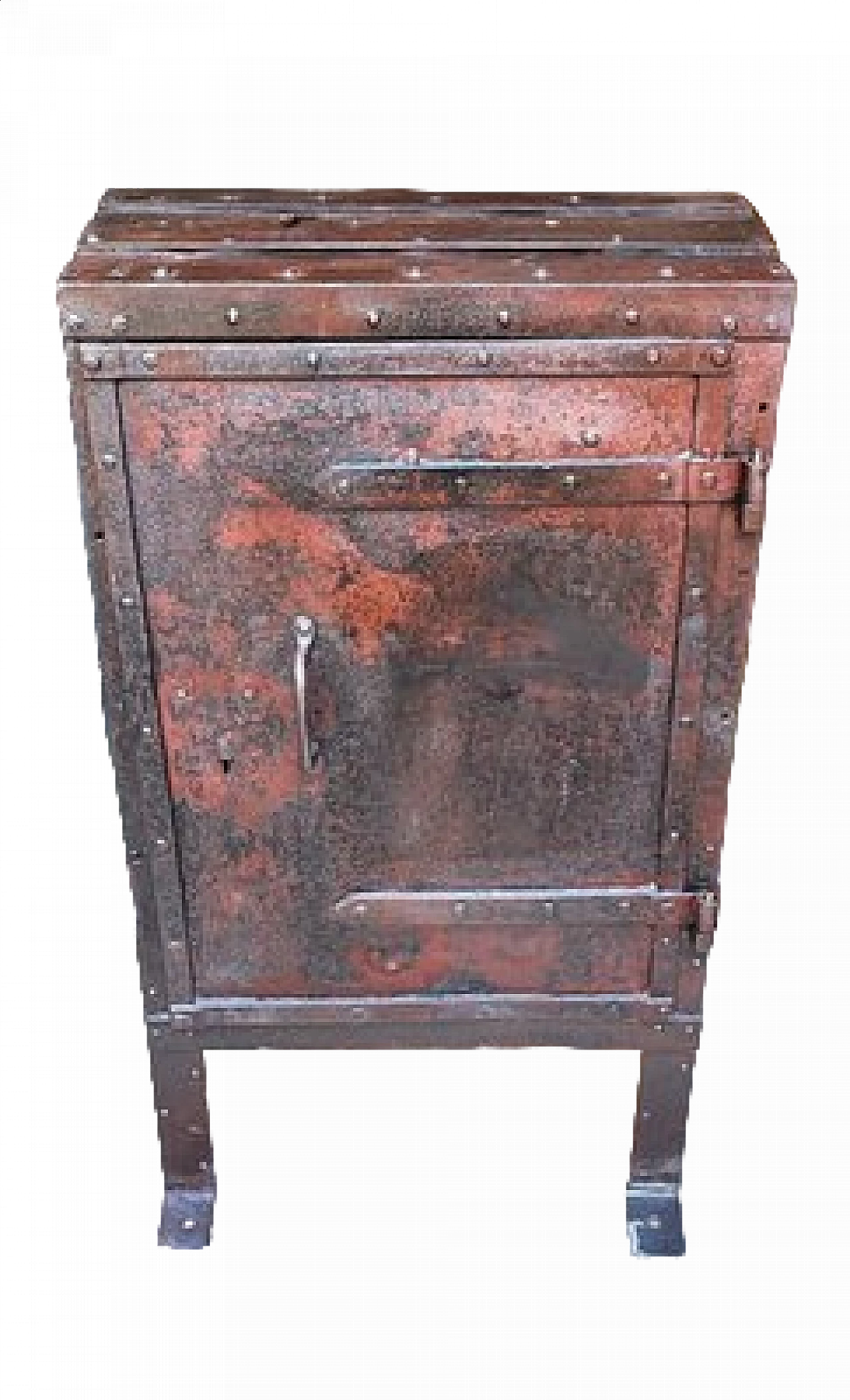 French industrial iron locker, 1930s 5