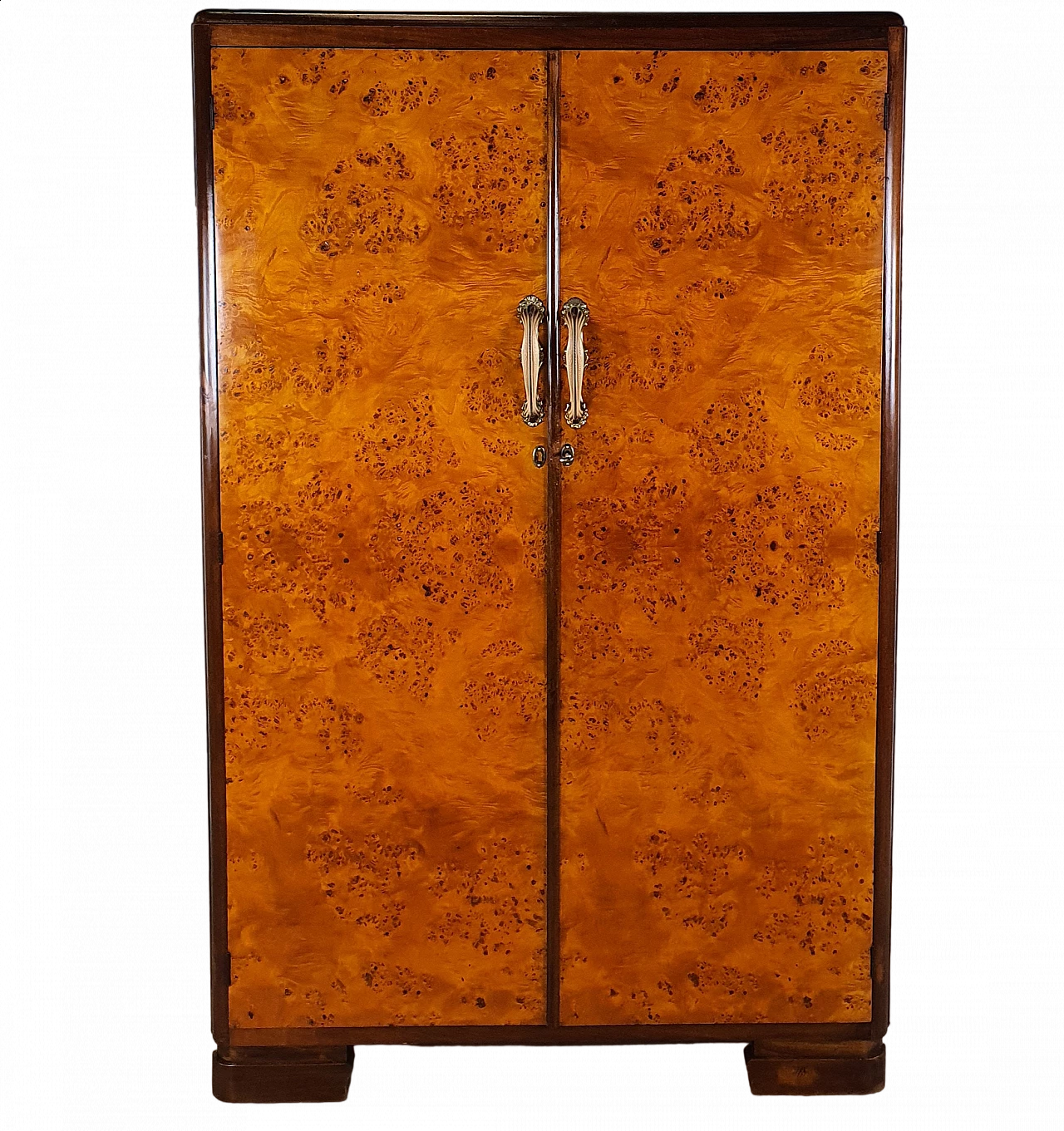 Art Deco wardrobe in Tuja burl, 1950s 59