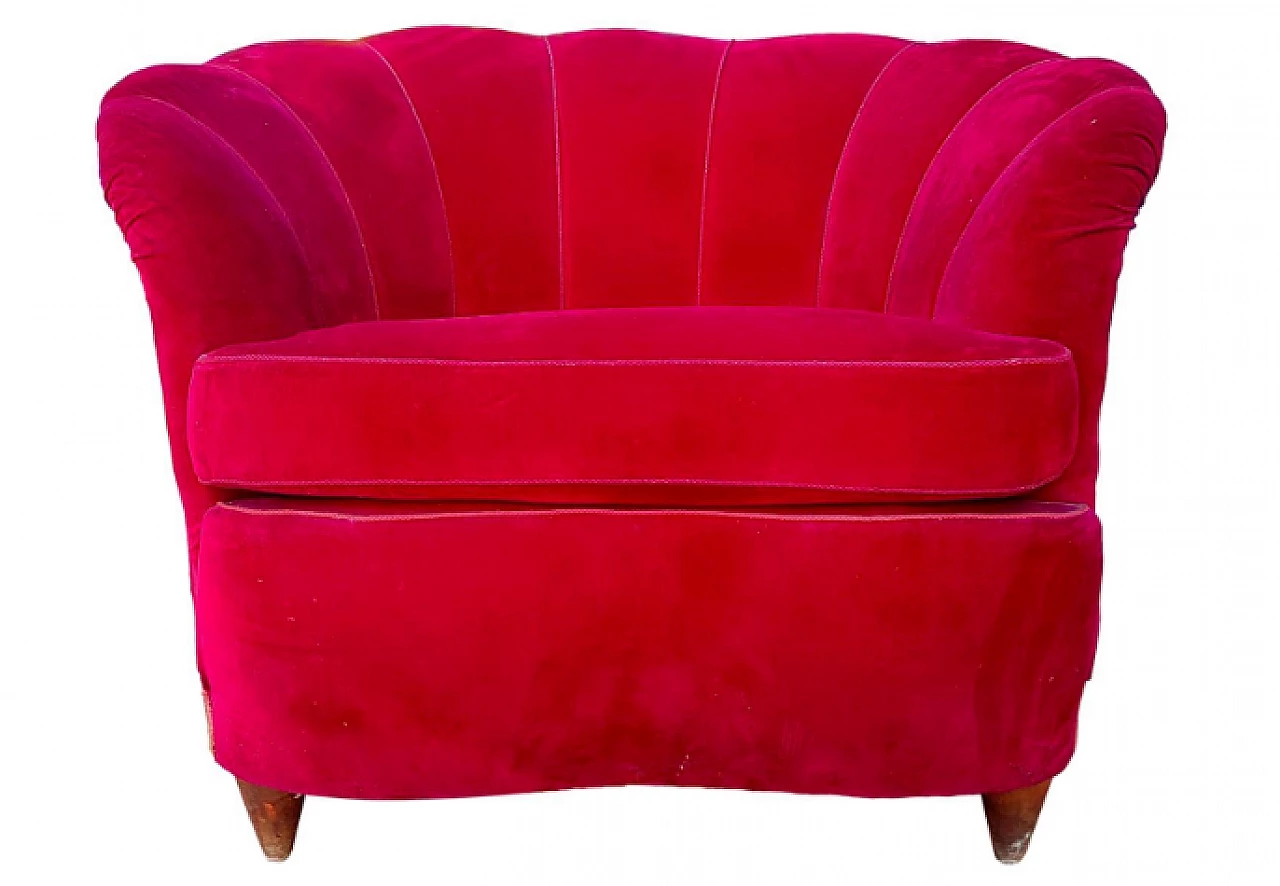 4 Armchairs and sofa by Gio Ponti for Casa & Giardino, 1940s 2