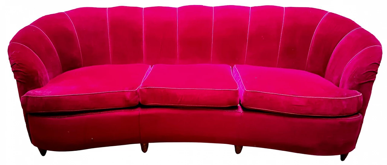 4 Armchairs and sofa by Gio Ponti for Casa & Giardino, 1940s 9