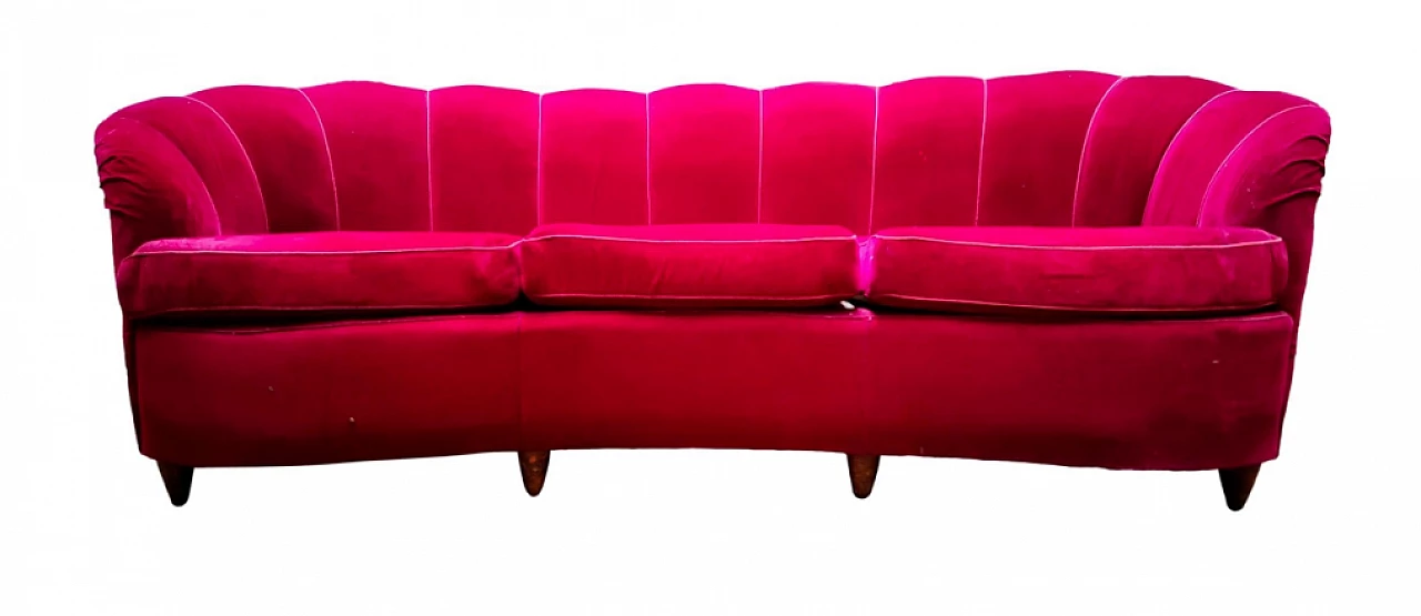 4 Armchairs and sofa by Gio Ponti for Casa & Giardino, 1940s 10