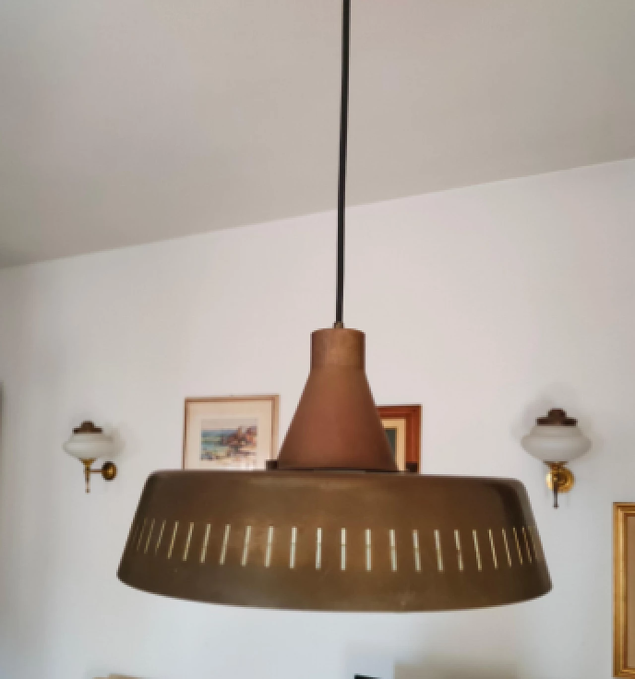 Lampada a sospensione 2233 di Max Ingrand per Fontana Arte, anni '60 11