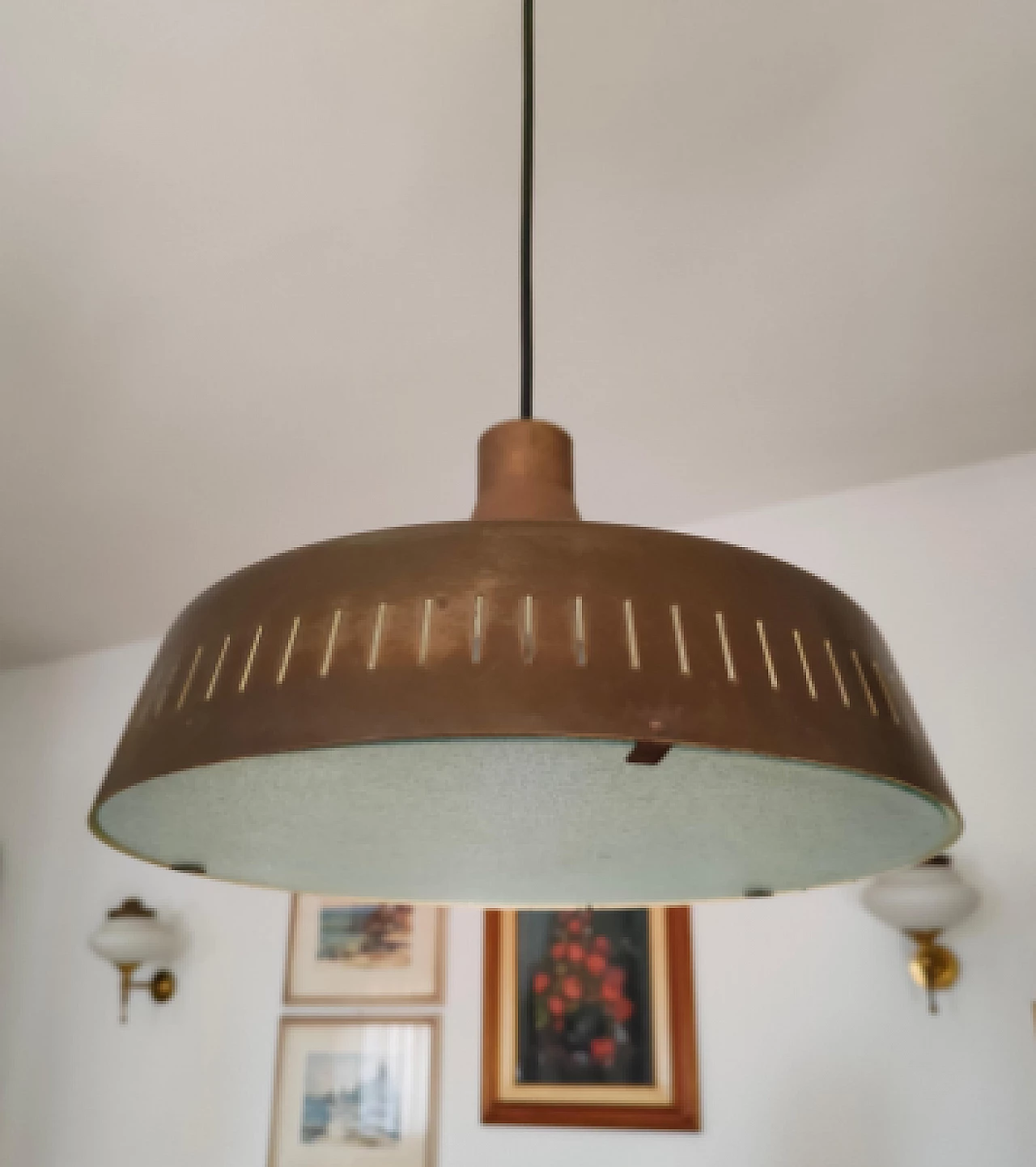 Lampada a sospensione 2233 di Max Ingrand per Fontana Arte, anni '60 12