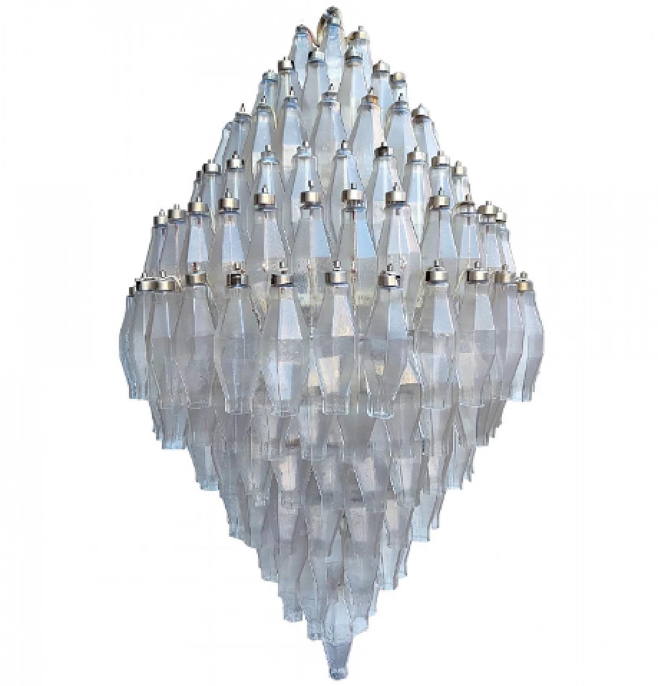 Poliedri chandelier by Carlo Scarpa for Venini, 1950s 1