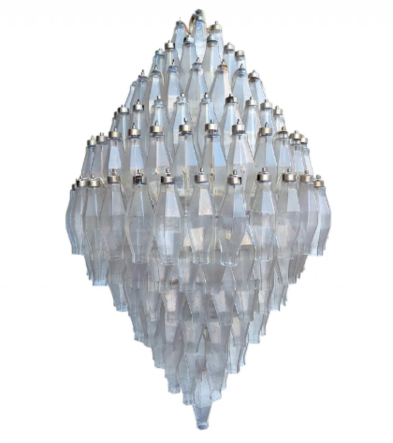 Poliedri chandelier by Carlo Scarpa for Venini, 1950s 2