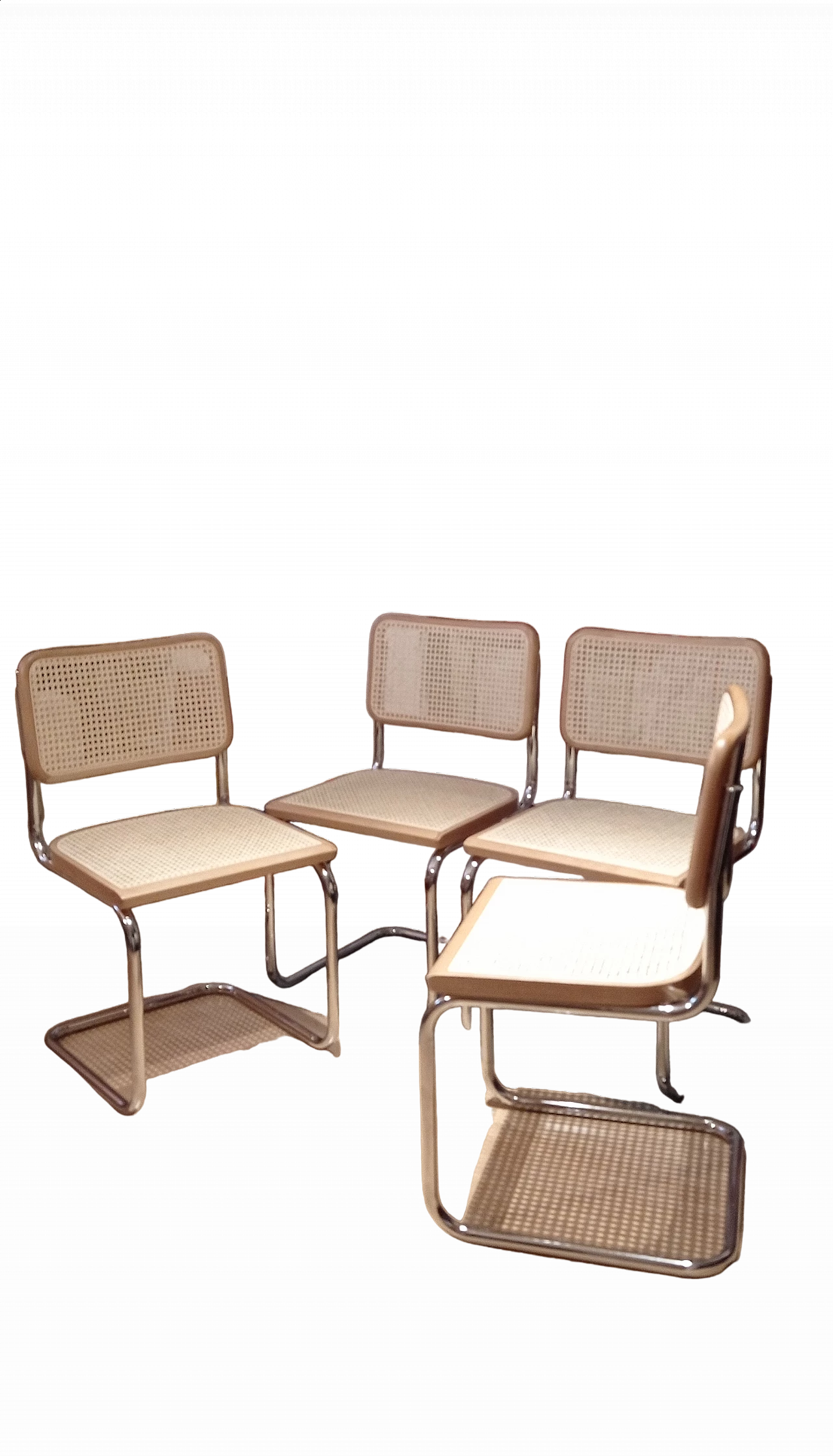 4 Cesca chairs by Marcel Breuer for MDF Italia, 1990s 396