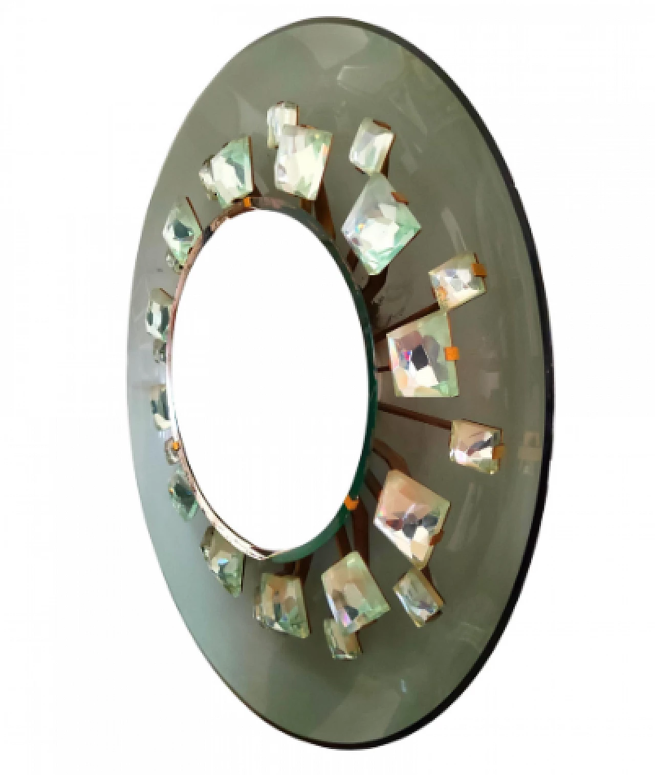 Specchio Pistil 2044 di Max Ingrand per Fontana Arte, anni '60 2