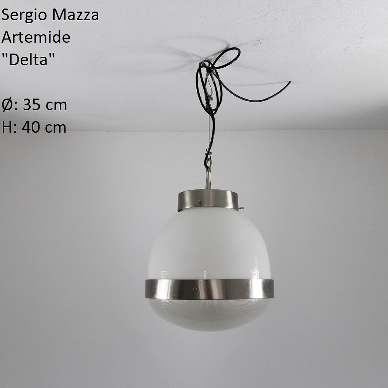 Delta chandelier by Sergio Mazza for Artemide, 1960s 4