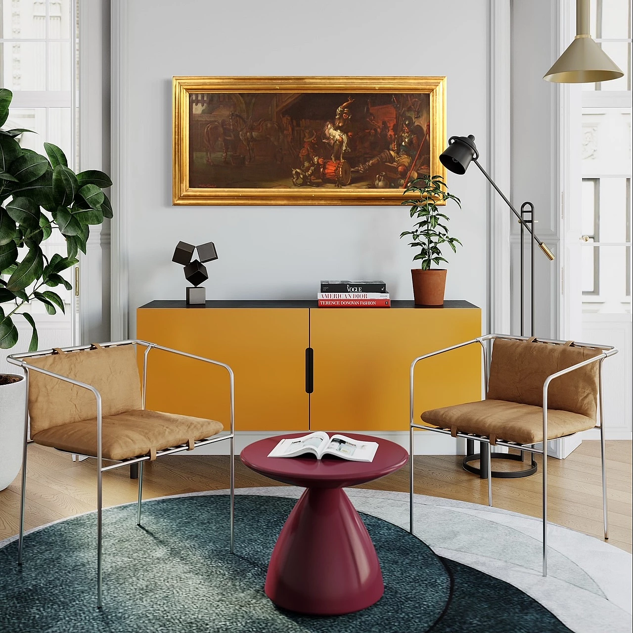 Mattia Traverso, tavern genre scene, oil painting on canvas 3