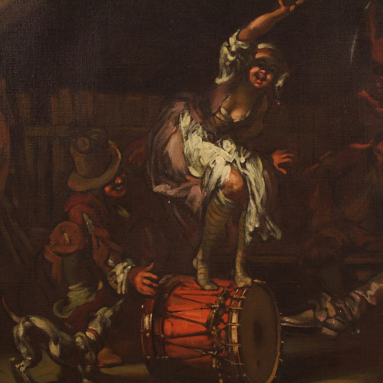 Mattia Traverso, tavern genre scene, oil painting on canvas 6