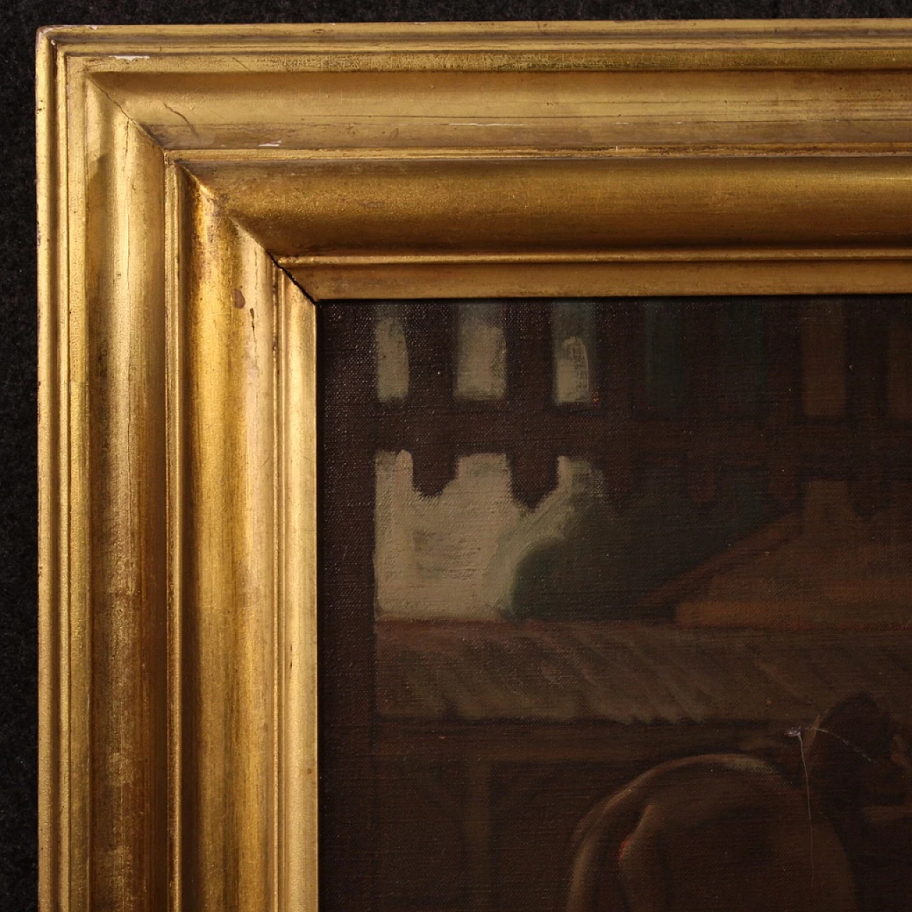 Mattia Traverso, tavern genre scene, oil painting on canvas 13