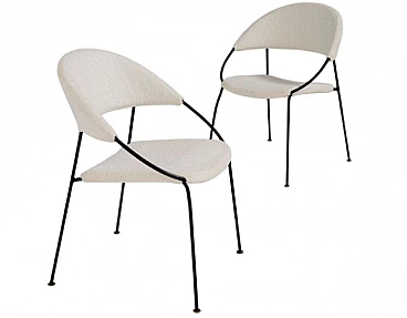 Coppia di poltrone DU 41 di Gastone Rinaldi per Rima, anni '50