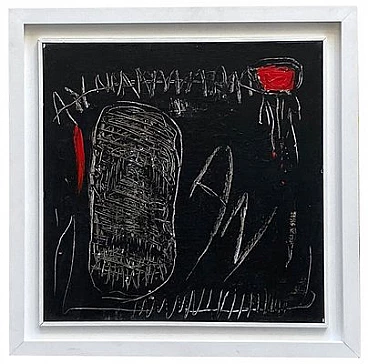 Massimo D'Orta, The great winter, oil painting on canvas