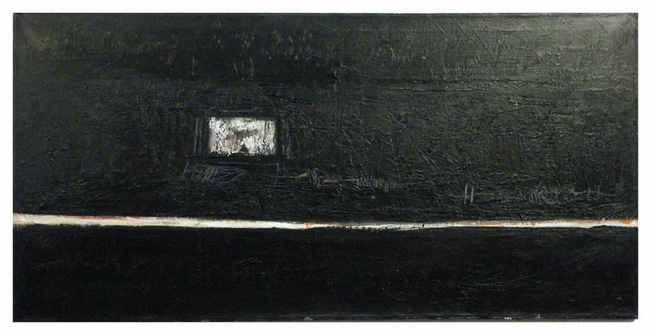 Massimo D'Orta, The Journey, mixed media painting on canvas, 2011 2