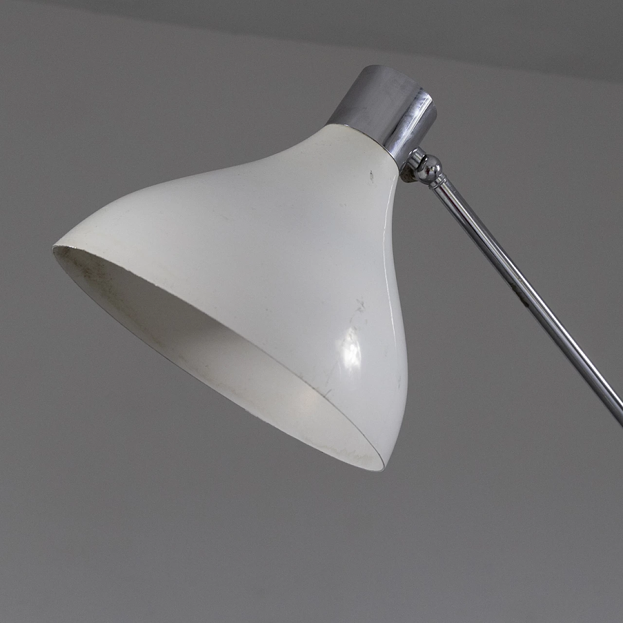 Lampada a piantana con base in marmo di Stilux, anni '50 4