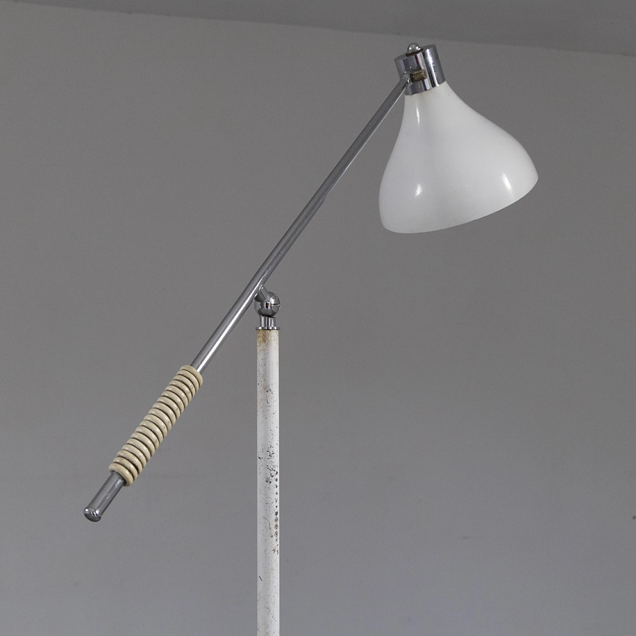 Floor lamp with marble base by Stilux, 1950s 6