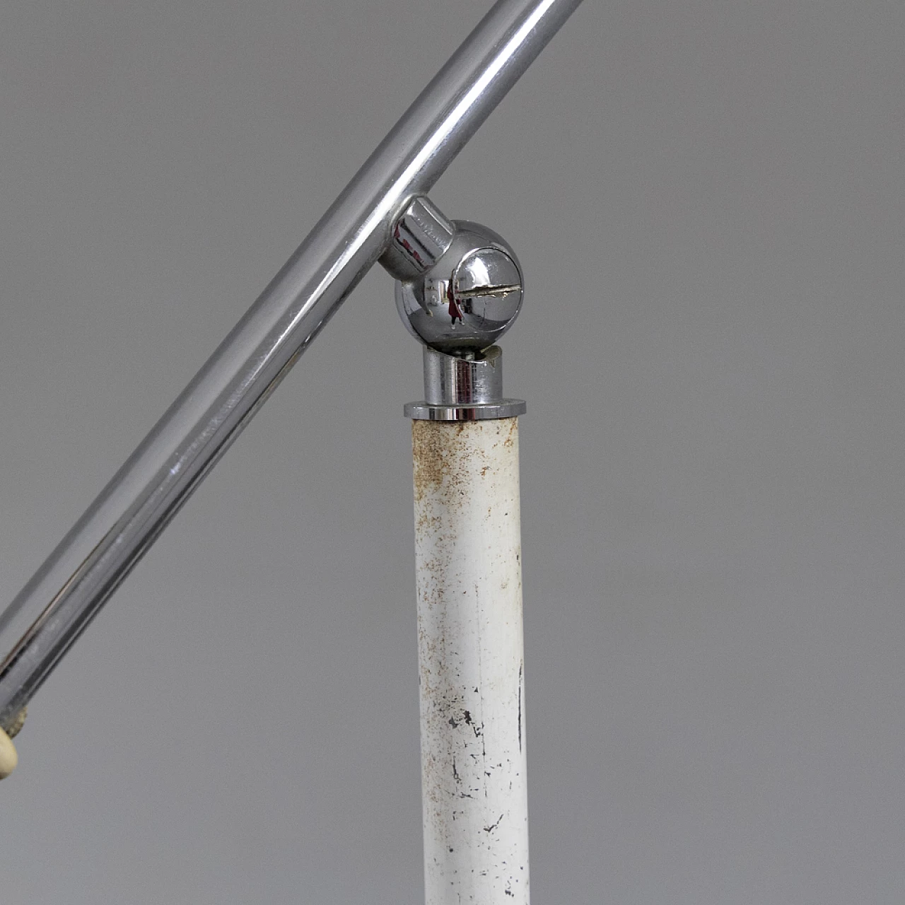 Lampada a piantana con base in marmo di Stilux, anni '50 7