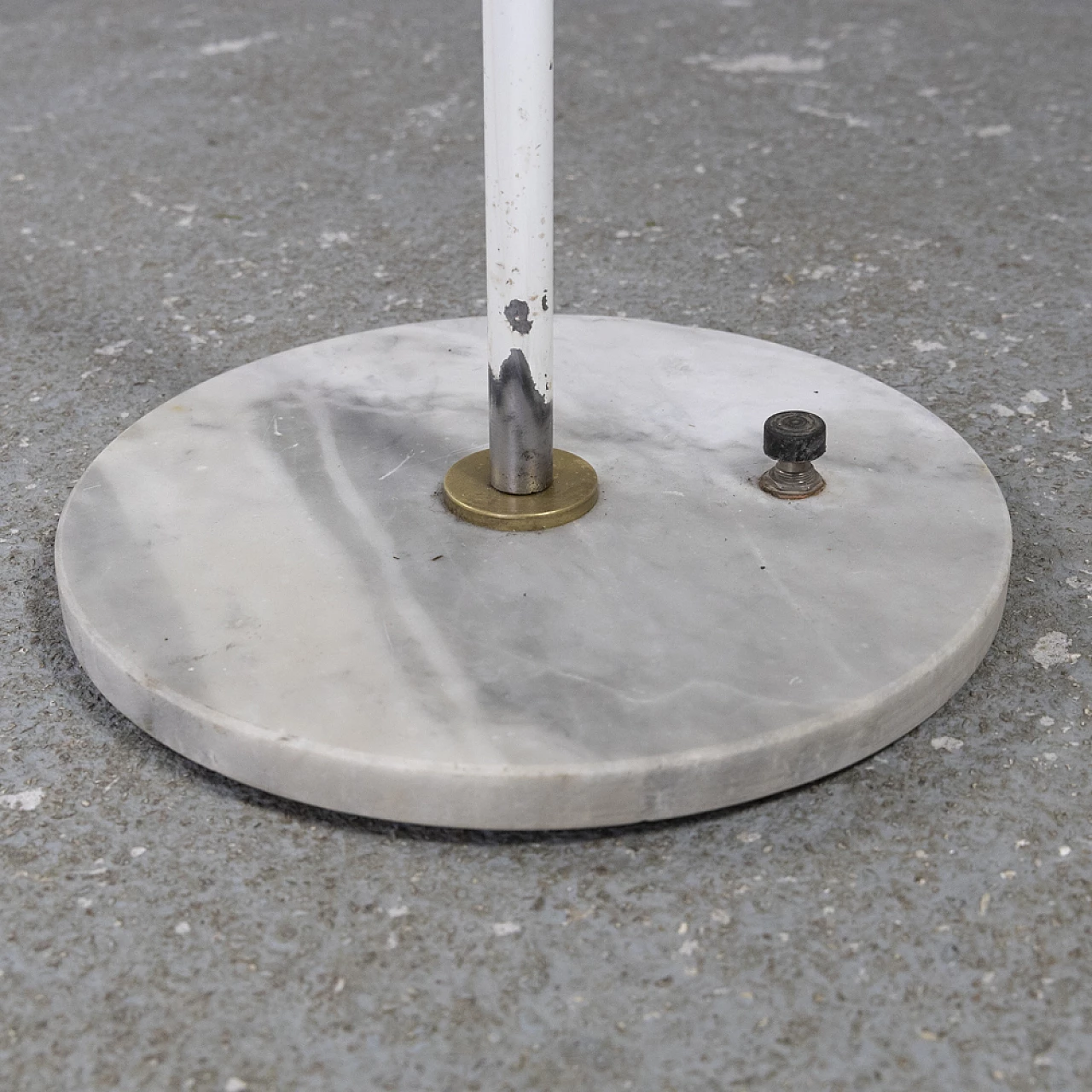 Lampada a piantana con base in marmo di Stilux, anni '50 11