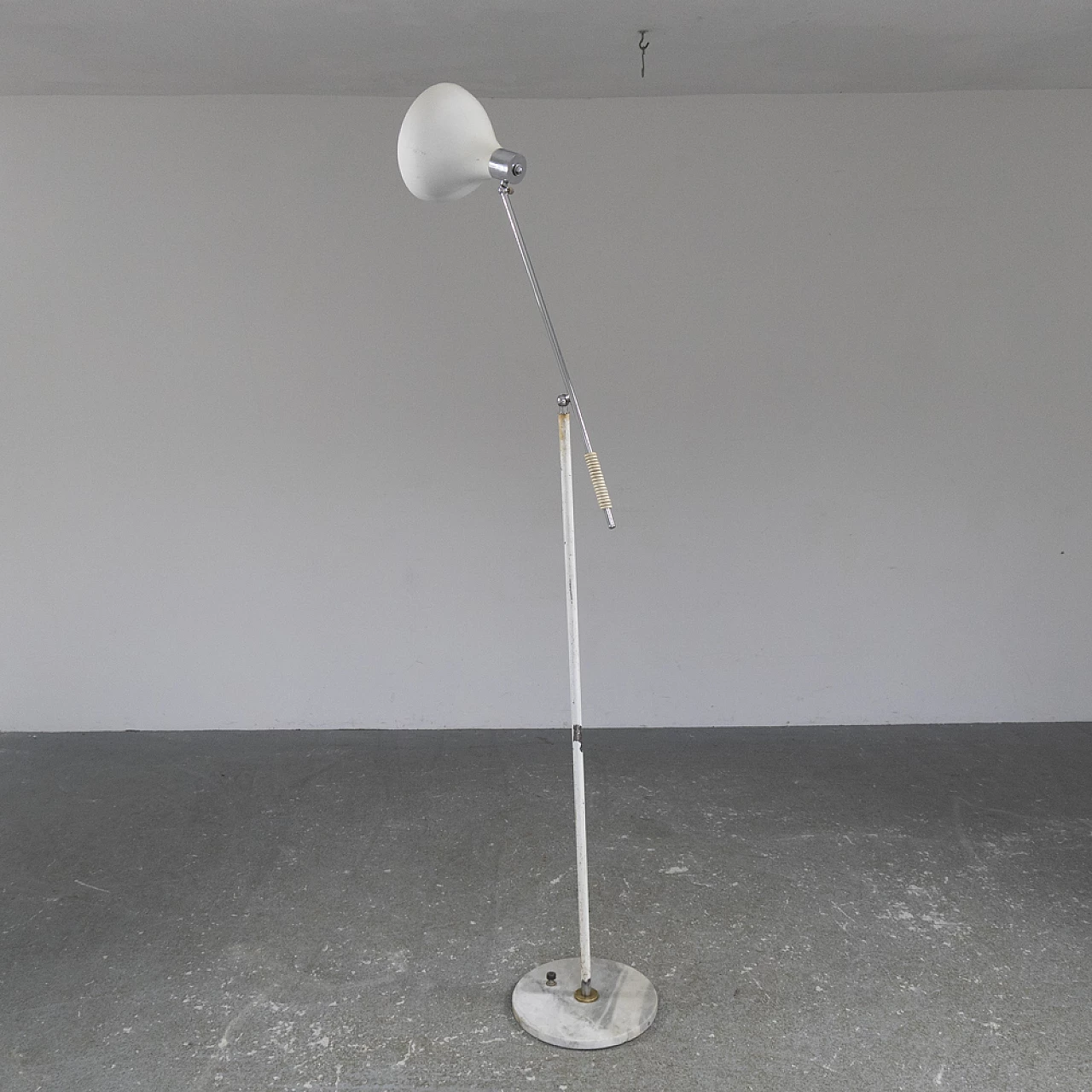 Floor lamp with marble base by Stilux, 1950s 15