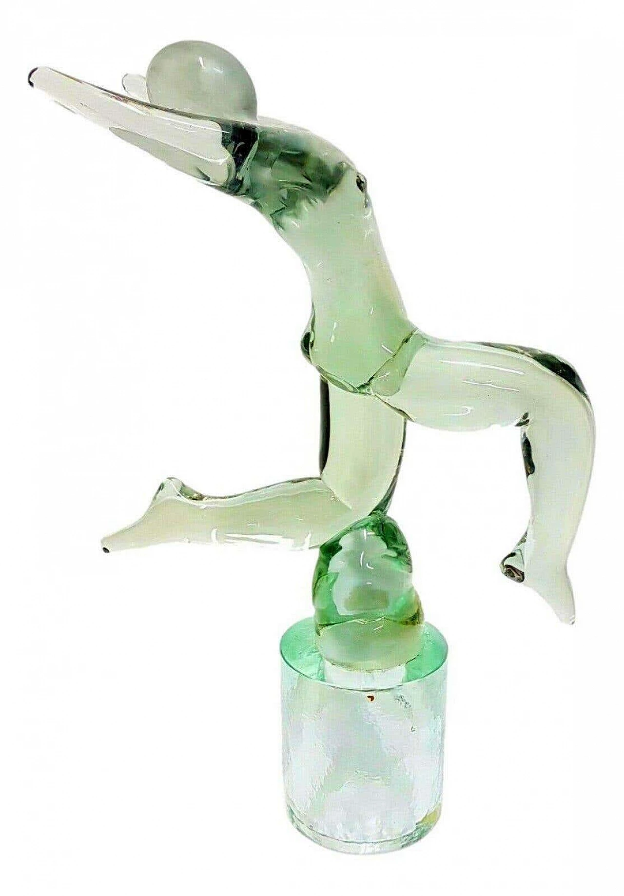 Murano glass sculpture by Renato Anatrà for Venier, 1970s 1