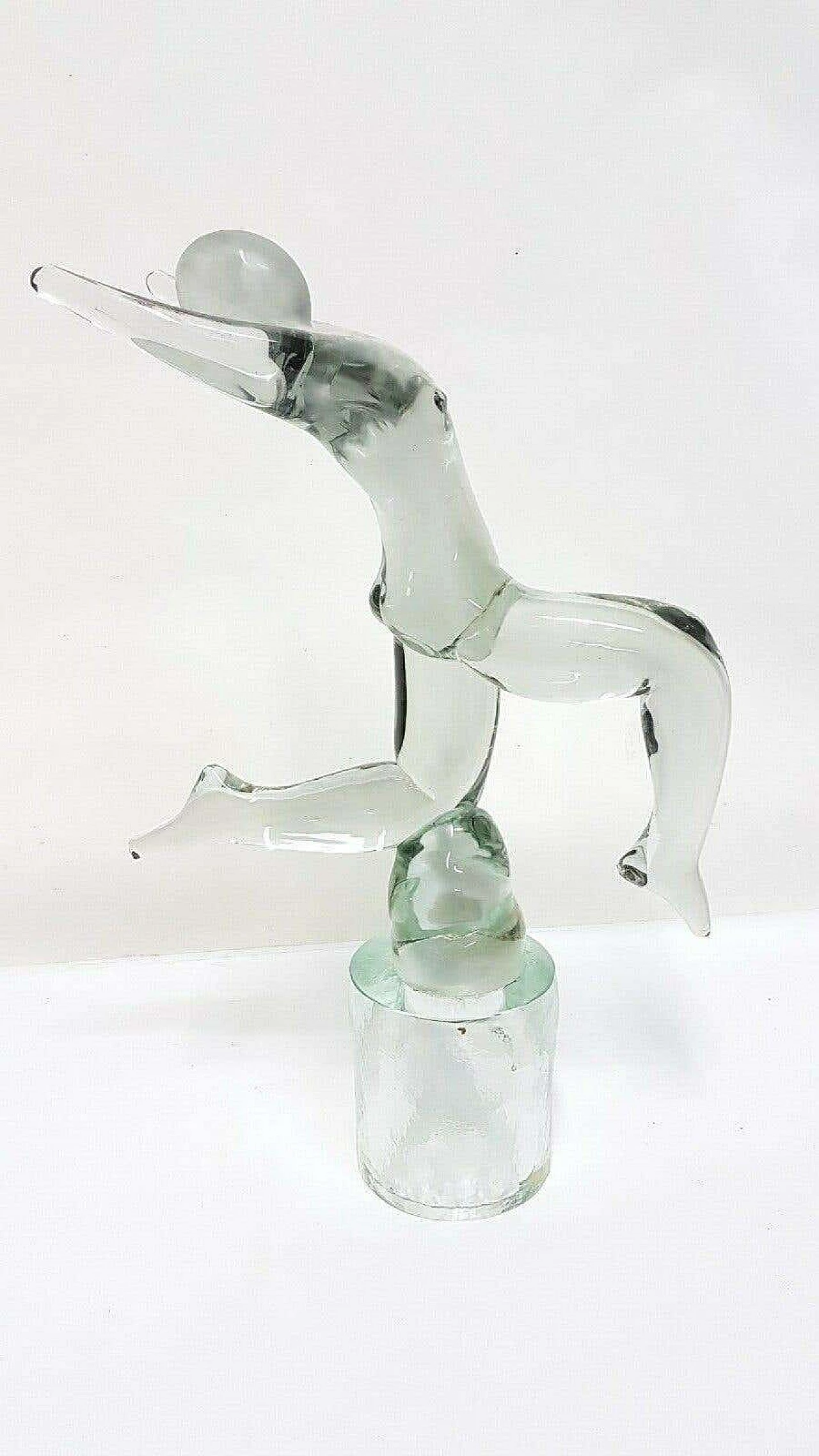 Murano glass sculpture by Renato Anatrà for Venier, 1970s 4