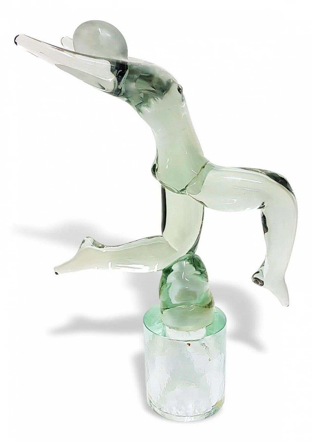 Murano glass sculpture by Renato Anatrà for Venier, 1970s 9