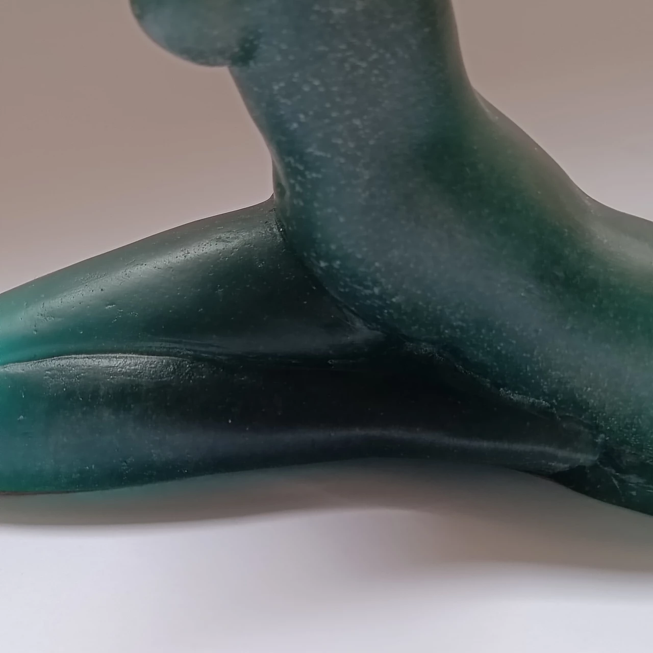 Scultura Invocation in pasta di vetro di André Deloul per Daum 5