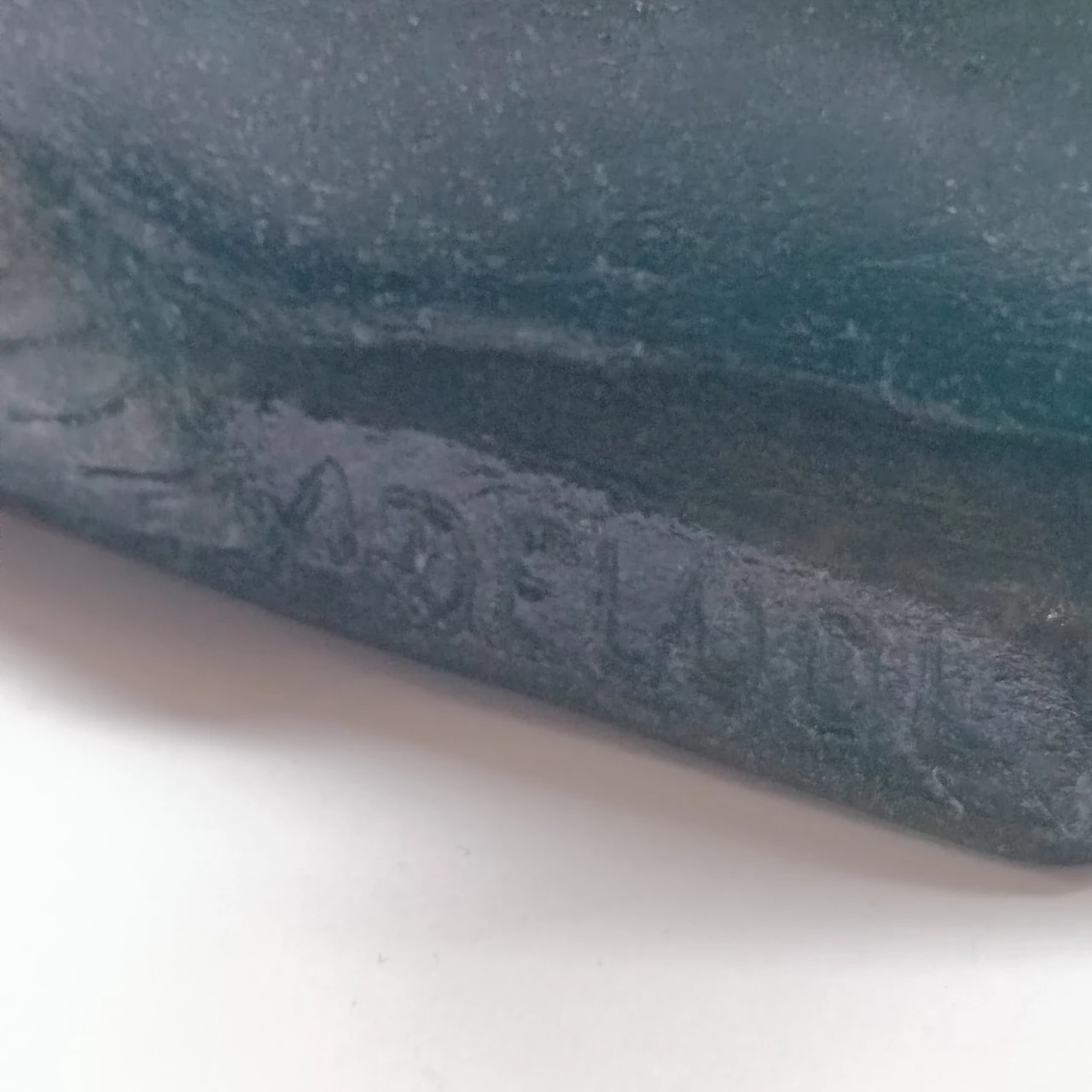 Scultura Invocation in pasta di vetro di André Deloul per Daum 11