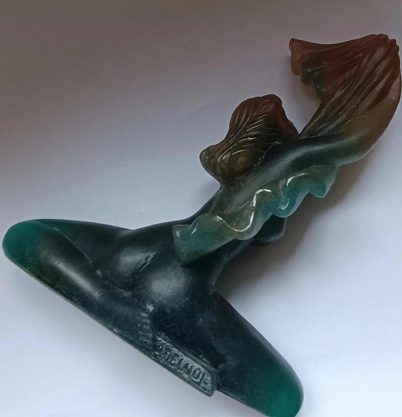 Scultura Invocation in pasta di vetro di André Deloul per Daum 17