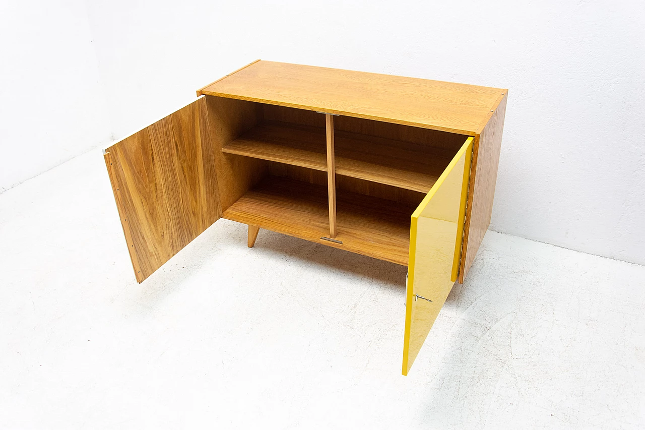 Yellow and white U-450 sideboard by Jiri Jiroutek for Interier Praha, 1960s 8