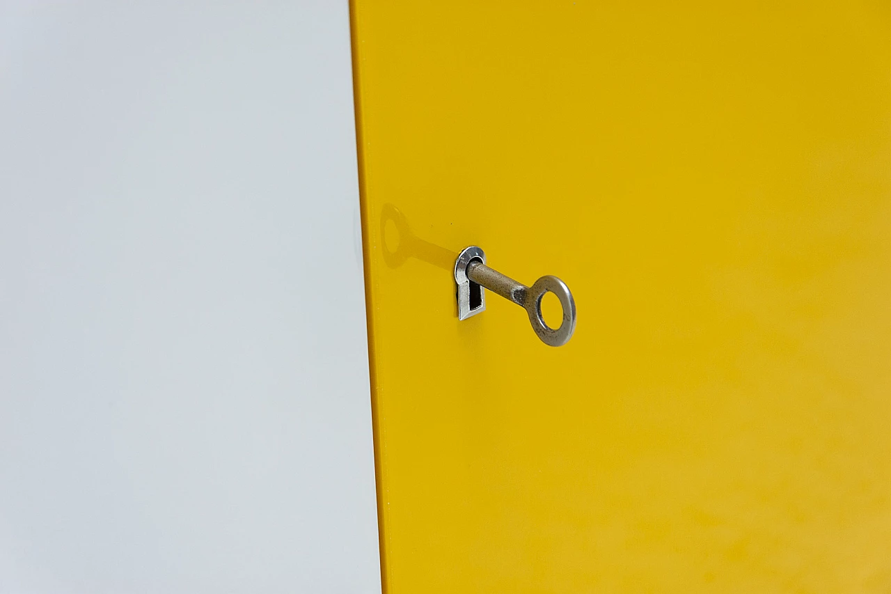 Yellow and white U-450 sideboard by Jiri Jiroutek for Interier Praha, 1960s 9