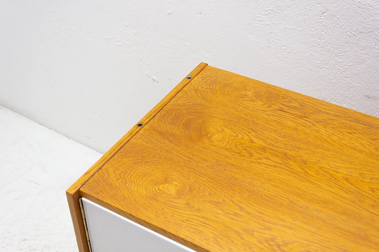 Yellow and white U-450 sideboard by Jiri Jiroutek for Interier Praha, 1960s 11