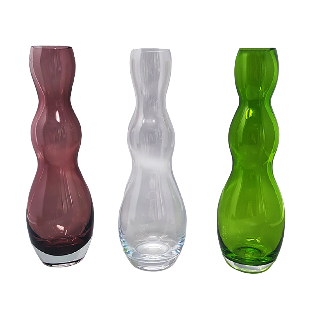 3 Murano glass vases by Carlo Nason, 1970s 11