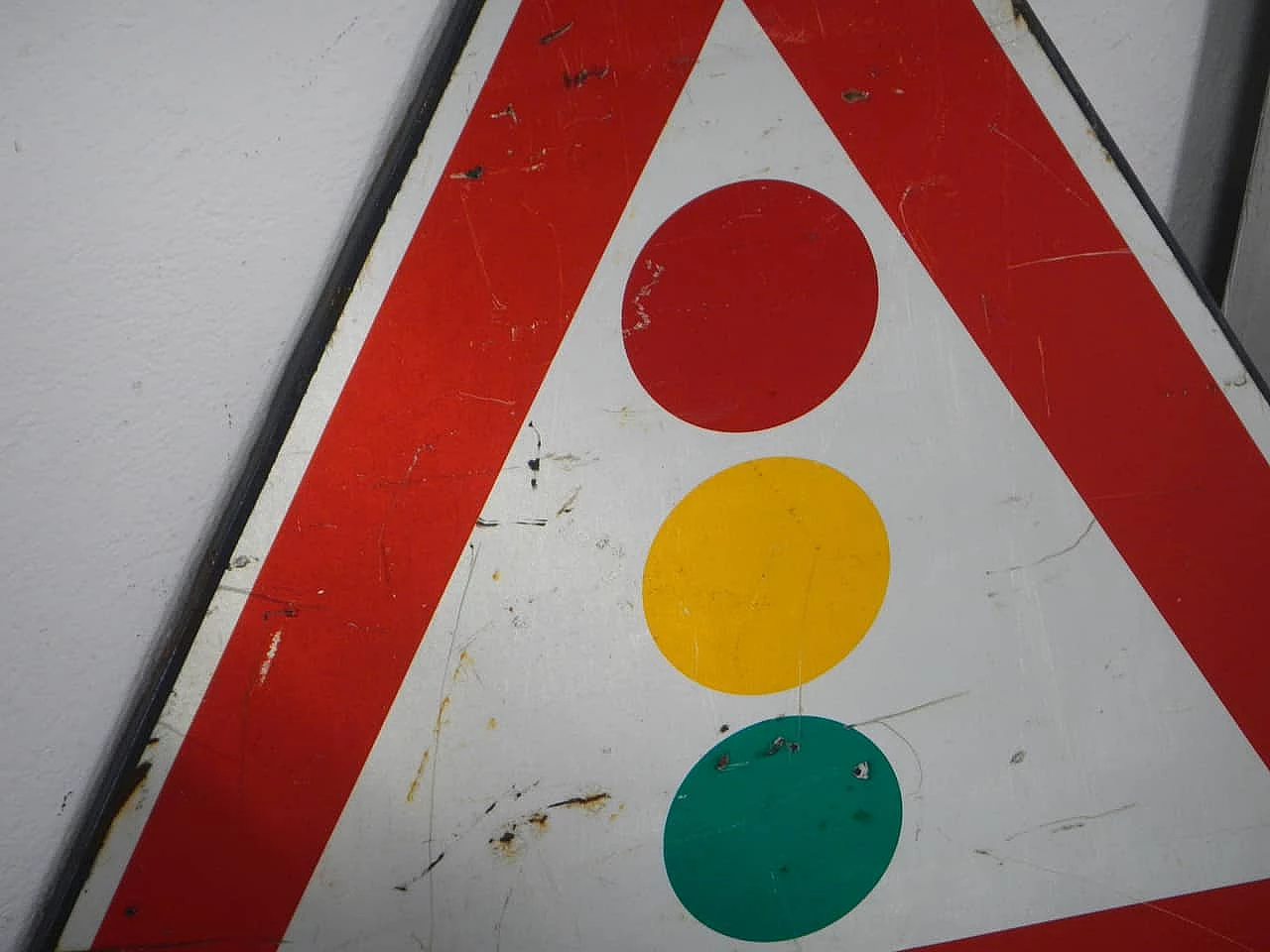 Cartello stradale in metallo di Moritsch Belluno, anni '80 4