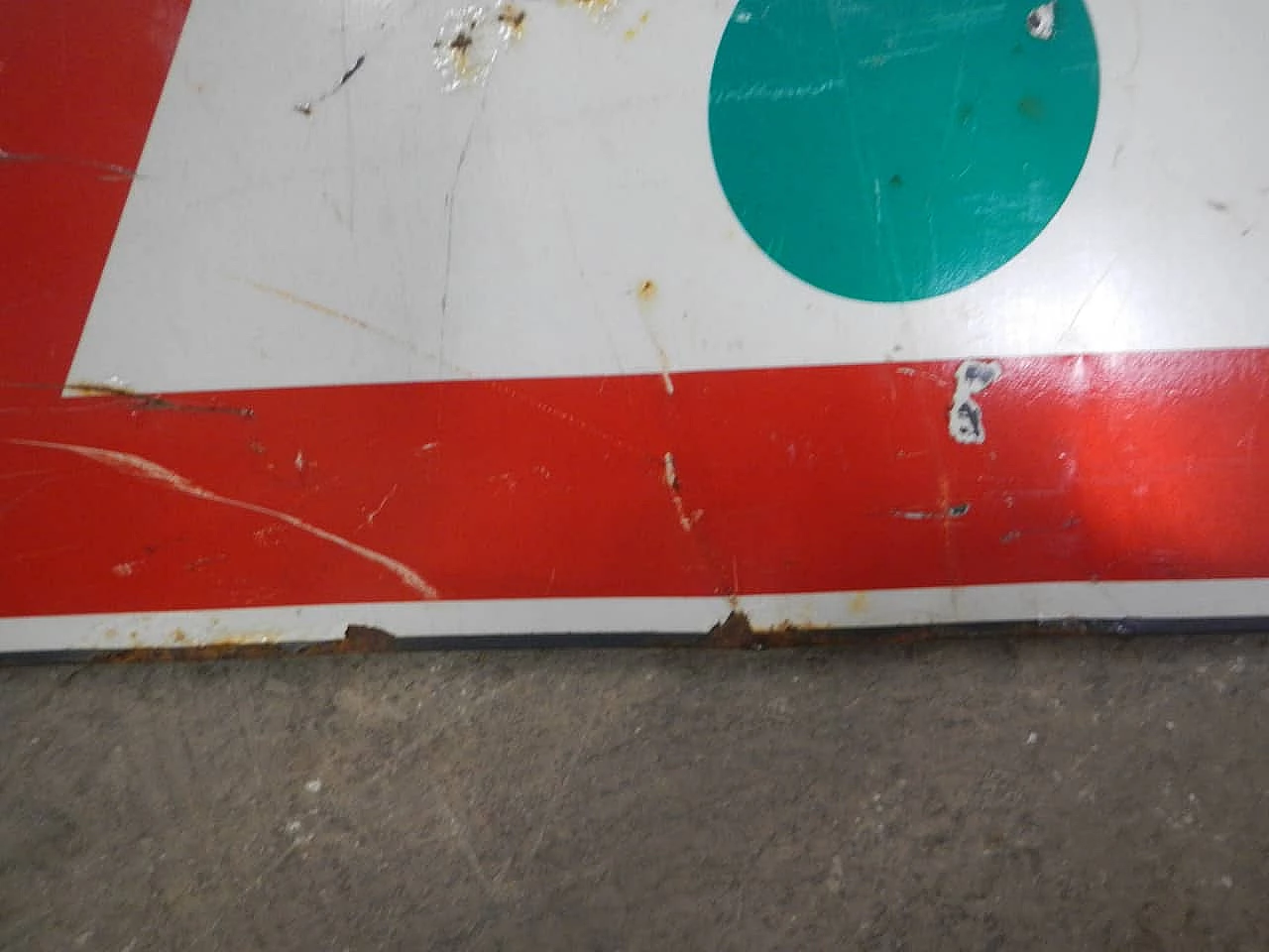 Cartello stradale in metallo di Moritsch Belluno, anni '80 6