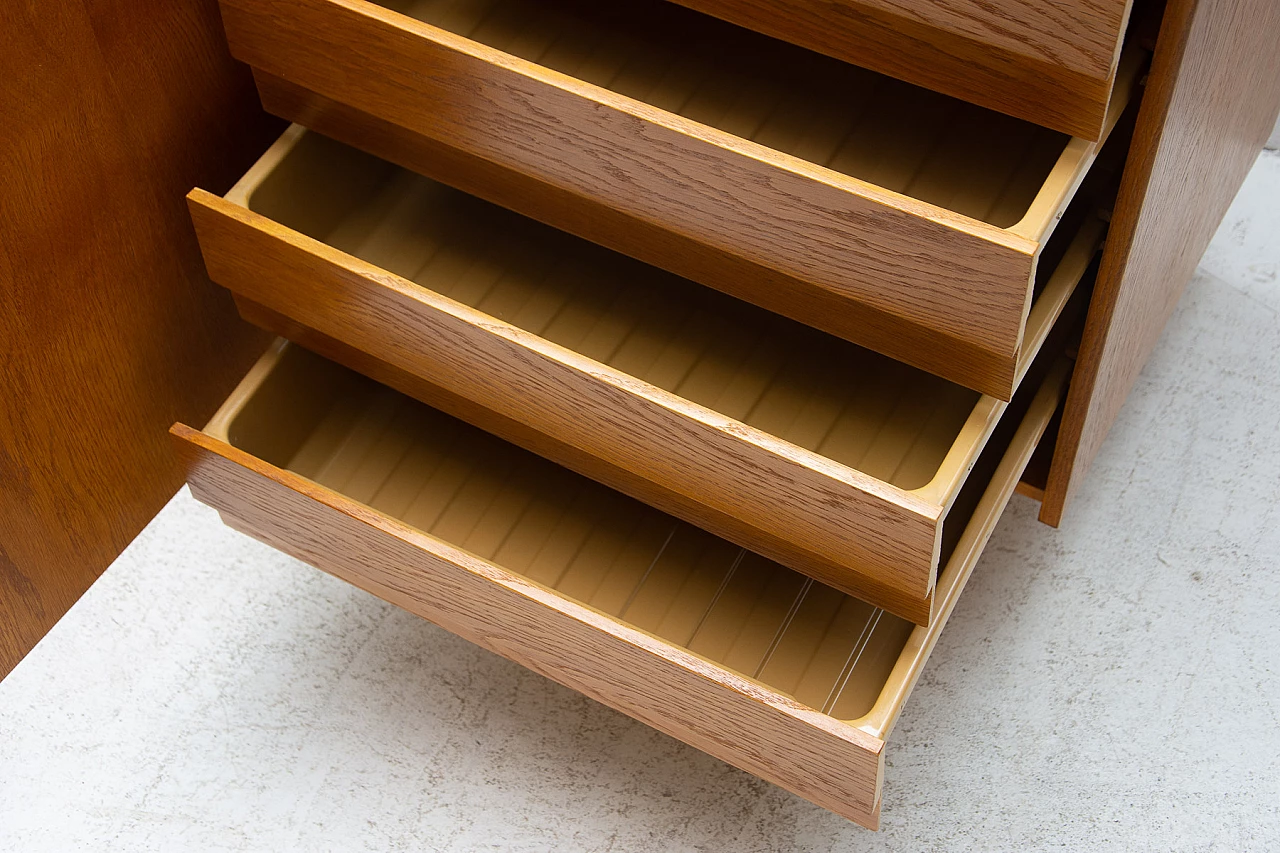 Beech U-458 sideboard by Jiri Jiroutek for Interier Praha, 1960s 9