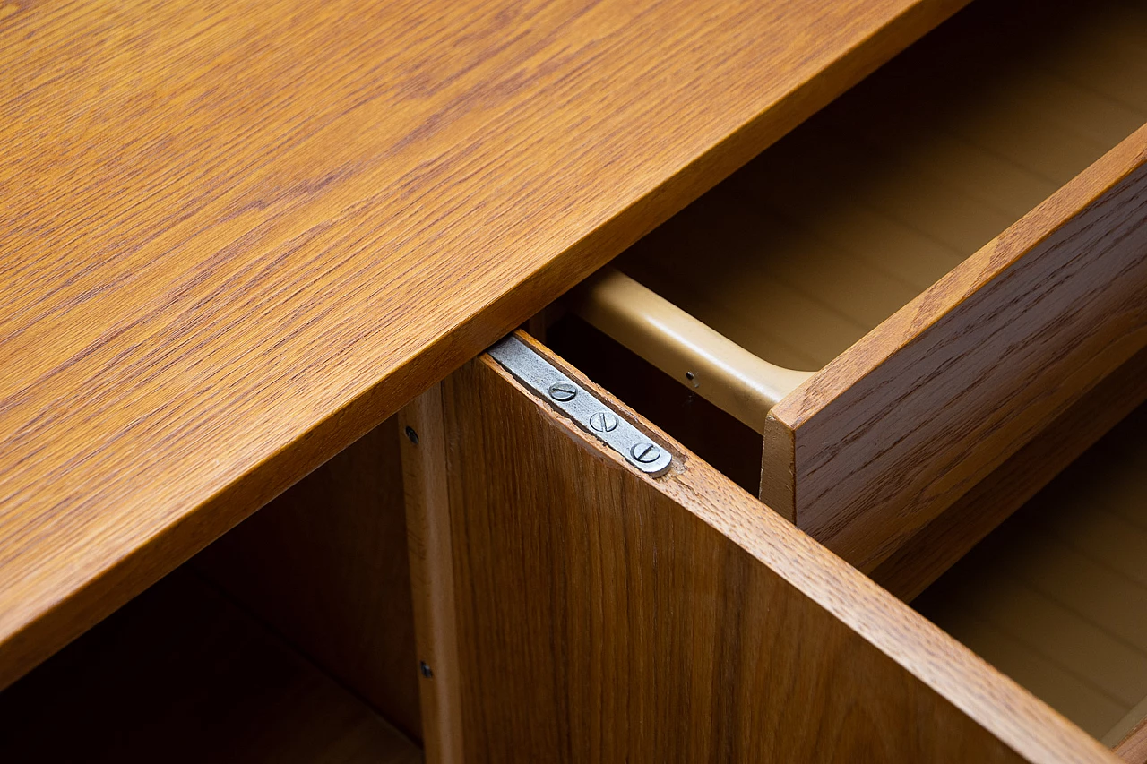 Beech U-458 sideboard by Jiri Jiroutek for Interier Praha, 1960s 10
